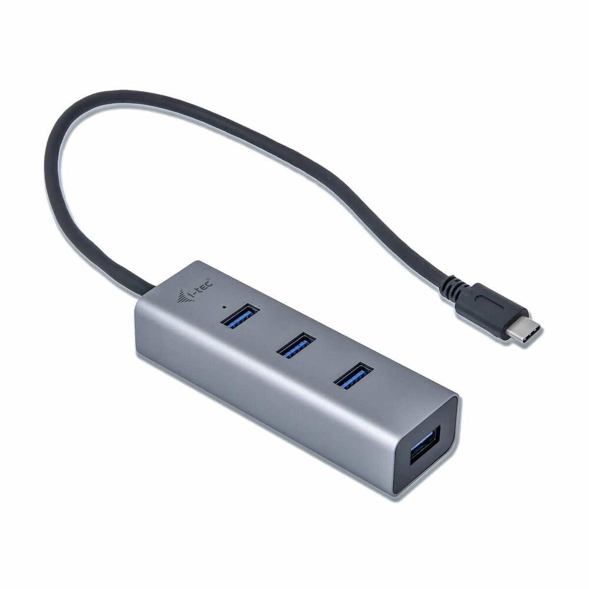 Hub USB i-Tec C31HUBMETAL403 USB x 4 Grijs